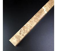 MPOWRX Tira de Umbral Protector de Borde de Grano de Mármol, Barra de Transición Sólida, Barra de Umbral Detiene el Flujo de Agua(Style C,Length: 80 cm)