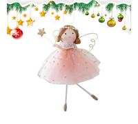 Mppchhn Adornos de Ángel para Árbol de Navidad - Decoraciones De Ángeles Colgantes Artesanales | Colgante Temático Navideño Invernal para Decoración de Fiestas Cumpleaños Chimenea Pared Ventana