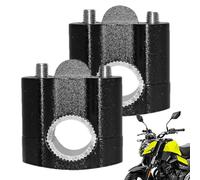 Mppchhn Agarradera Elevadora de Manillar para Motocicleta,Adaptación para Manillar de 22 mm,Abrazadera de Fijación de para Motocicleta - para Entusiastas Viajes por Carretera Trayectos