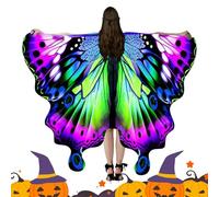 Mppchhn Alas De Mariposa para Mujer | Alas de Mariposa para Disfraces de Halloween - Accesorio para Disfraces de Fiesta de y Representaciones Escénicas