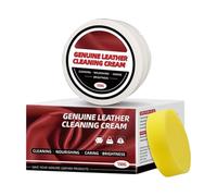 Mppchhn Crema Acondicionadora para Cuero,Multifuncional para Limpieza Detallada 150 g con Esponja - Acondicionador Y Limpiador para Cuero - para Bolsos Muebles Zapatos Botas Asientos Automóvil