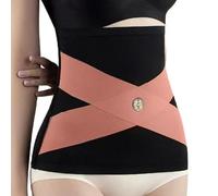 Mppchhn Faja Entrenadora de Cintura para el Control del Abdomen - Banda Modeladora Corporal para Mujeres - Cinturón Elástico Compresor Ajustable para Mujeres y Jóvenes