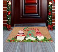 Mppchhn Felpudo Navideño | Felpudo Entrada Casa | Alfombra Navideña para Entrada | Alfombra De Puerta De Entrada | Alfombra Entrada De Gnomo | Felpudo Decorativo Navidad para Cocina Hogar