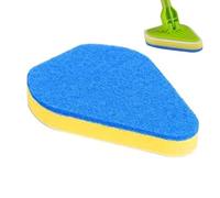 Mppchhn Fregadora de baño,Cepillos para para Limpiar - Fregadora de Azulejos 2 en 1 Extensible con Cabezal Ajustable, Esponja de Cepillo Limpio Desmontable para zócalo, baño, bañera, Suelo, Pared