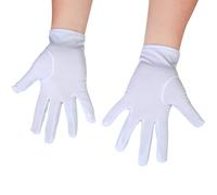Mppchhn Guantes Blancos Para Disfraces | Manopla Antideslizante para Uniforme,Guantes Blancos De Dedos Completos Para Cocina, Bodas, Eventos Formales, Cosplay Y Fiestas