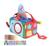 Mppchhn Juguete De Caja De Pañuelos para Bebé | Libro De Tela con Actividad Educativa - Caja De Juguete De Pañuelos Infantil,para Niño Viaje Niña Bebé Avión Pascua Niños De 9 A 12 Meses Navidad Coche