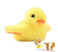 Mppchhn Juguete de pájaro para gatos, juguete inteligente para gatos con hierba gatera, pato masticable para gatitos, para entrenamiento de ejercicio, alivio del aburrimiento, interior y exterior