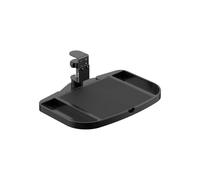 Mppchhn Organizador de escritorio con clip, organizador de escritorio lateral de acero, soporte ajustable que ahorra espacio para el lugar de trabajo, dormitorio, borrador, bolígrafo, estudiante, mesa