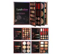 Mppchhn Paletas De Sombras - 55 Colores Corrector Mate,Polvo Iluminador Mate Y Nacarado Para Maquillaje,Para Jóvenes Niñas Mujeres Madres Festivales De Belleza Fiestas Citas Eventos Formales