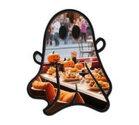 Mppchhn Pegatinas Halloween - Pegatinas de Arañas para Pared - Señal Calabaza Madera Efecto Espejo Para Exterior Fiestas Terror Casa Encantada
