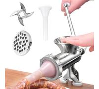 Mppchhn Picadora De Carne Con Manivela | Procesador De Alimentos Manual Resistente | Picadora De Carne Manual Para Hogar,Cocinas De Apartamento Residencia Pollo Pimiento Champiñon