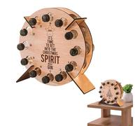 Mppchhn Portabotellas de Vino para árbol de Navidad,Soporte para Botellas de Vino de Cuenta Regresiva con Capacidad para 12 Botellas de - Calendario de Cuenta Regresiva navideña