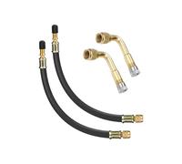 Mppchhn Prolongador de Válvula de Neumático - Conector Portátil Antifugas,Extensor de Manguera de Inflado para Coche,para Coche Motocicleta Autocaravana Scooter Sedán Pick-up