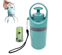 Mppchhn Recogedor de excrementos de perro | Recogedor de excrementos con accesorio para bolsa | Recolector de excrementos portátil sin contacto | Recolector de residuos de perros eficaz y simple para