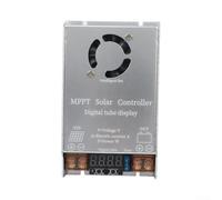 MPPT Boost - Controlador solar de 450 W, 9 V-60 V, entrada para sistemas de 24 V, 36 V, 48 V, 60 V, 72 V, 96 V, 12 A máximo con pantalla LED y ventilador de refrigeración para baterías Lifepo4