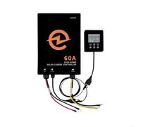 MPPT Controlador de carga solar 60A 2700W 16-130V para LiFePO4 para batería, IP66 impermeable con ventilador inteligente de refrigeración para generación de energía fotovoltaica y sistemas de