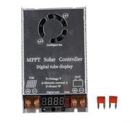 MPPT Controlador de carga solar, controlador de impulso de 450 W para entrada de 12 V a 50 V, salida de 24 V/36 V/48 V/60 V/72 V, compatible con baterías de litio y gel
