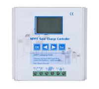 MPPT - Controlador de carga solar de 30 A de alta eficiencia, panel solar, regulador inteligente de batería para sistemas de 12 V y 24 V con múltiples protecciones de aleación de aluminio