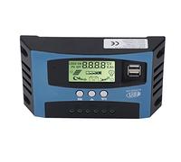 MPPT Solar Regulator 12V 24V | Real - Time Digital Display with Temperature Monitoring | Solar PV Regulator for RV / Boats / Off - Grid | 16AD Sampling, Auto Restoration (80A)