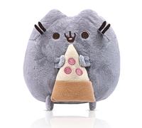 MPQDFG Peluche Gato Gris 15CM, Animales de Peluche, Muñeca de Felpa, Suave y Lindo Cojín de Peluche para Abrazar - Ideal para Niños, Regalo para Navidad, Cumpleaños (Pizza)