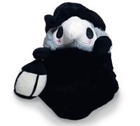 MPQDFG Peluche Plague Beak Doctor, Peluche Luminoso De Personaje De Dibujos Animados Lindo y Cómodo, Regalo De Cumpleaños para Niños (Negro 20 Cm)