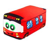 MPQDFG Peluche Suave Lindo Cars-25CM, Cojín de Coche, Almohadas Rojas Almohadas de Coche Auto de Coche de Peluche Coche de Juguete de Peluche algodón Rojo, para Los Regalos de los Niños
