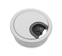 Mprofi MT® 1 Pieza | Pasacables Metálico Ø80mm | Organizador para Escritorio | Salida Redonda para Gestión de Cableado | Acabado Aluminio