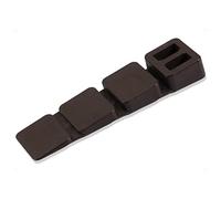 Mprofi MT® 100 Piezas | Cuñas Nivelación Muebles | Marrón | Calzos Plástico Ajustables con Puntos de Ruptura | Nivelador para Mesas, Armarios y Suelos Irregulares