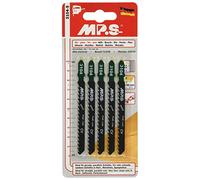 MPS 3104 - Lote de 5 hojas para sierra de vaivén (acero al cromo vanadio)