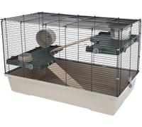 Cage pour petits animaux - KERBL - FLAT NATURE - 80 x 45 x 53 cm - 3 étages