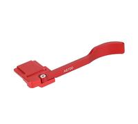 mpuñadura de Metal para la Zapata de la cámara A6700, empuñadura de aleación de Aluminio para el Pulgar, empuñadura ergonómica para el Pulgar con Tapa de Zapata (Rojo)