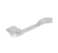 mpuñadura de Metal para la Zapata de la cámara A6700, empuñadura de aleación de Aluminio para el Pulgar, empuñadura ergonómica para el Pulgar con Tapa de Zapata (Silver)
