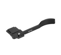 mpuñadura de Metal para la Zapata de la cámara A6700, empuñadura de aleación de Aluminio para el Pulgar, empuñadura ergonómica para el Pulgar con Tapa de Zapata (Black)