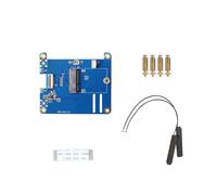 MPW7NA para Raspberry Pi 5 PCIE A M.2 E-Key Módulo WiFi7+2 X Antena BE200 Compatible con TPU,WiF6E AX210,AX200 Adaptador