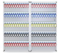 MPYEKP Armario para Llaves con 96/120 Ganchos, Caja de Seguridad for Llaves de Alta Capacidad con Cerradura for Montaje en Pared(120key)