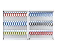 MPYEKP Armario para Llaves con 96/120 Ganchos, Caja de Seguridad for Llaves de Alta Capacidad con Cerradura for Montaje en Pared(72key)