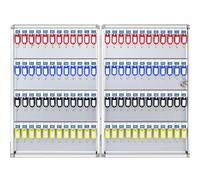 MPYEKP Armario para Llaves con 96/120 Ganchos, Caja de Seguridad for Llaves de Alta Capacidad con Cerradura for Montaje en Pared(96key)