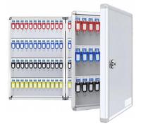 MPYEKP Armario para Llaves con Cerradura de Combinación Numérica, Armario Llavero con 96 Portallaves, Organizador de Llaves Casa, Oficina, Negocio