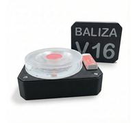 MPZONLINE Estuche para protección de Baliza V16 | Funda para V16 | Caja protectora para Baliza | Compatible con el modelo HELP FLASH IOT+ y otros | Interior 3,9cm X 8,6cm | No incluye Baliza (Negro)