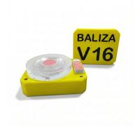 MPZONLINE Estuche para protección de Baliza V16 | Funda para V16 | Caja protectora para Baliza (no incluye Baliza) (Amarillo)