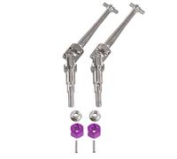 MQAIBENG For M-JX 1/14 14210 1/16 16207 16208 16209 16210 H16 RC Car Wheel Hex Metal CVD Drive Shaft Wheel Lock Nut Upgrade Parts(Purple)