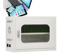 MQDLJSE Caja de Almacenamiento portátil para teléfono móvil/Tableta, Armario de Almacenamiento para teléfono/Tableta, estación de Carga USB para teléfono Celular, CREA un Ambiente ordenado