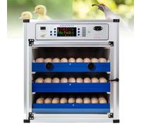 MQDLJSE Incubadora de Huevos con Control de Humedad y visualización, volteador automático de Huevos, humidificador, Vista de 360 Grados para incubar Pollos, codornices, Pavos y Palomas, 20