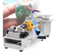 MQDLJSE Lapidary Equint DIY Jewelry Lapidary S para Cortar Roc, Mini máquina pulidora de Mesa de Acero Inoxidable 800-10000 r/min, Máquina pulidora de Gemas de sobremesa