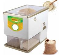 MQDLJSE Máquina automática de molienda y descascarillado de arroz de 350 W, máquina eléctrica de molienda y descascarillado de arroz con Separador de Salvado, Molino de Granos de 250-500 g