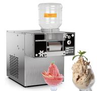 MQDLJSE Máquina de Hielo Comercial Tipo Copo de Nieve, trituradora de Hielo, máquina para Batidos, Grosor de batido Ajustable para cócteles de Barra (120 kg)