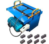 MQDLJSE Máquina eléctrica para fabricar Bloques de hormigón: conformado rápido en 45 Segundos, producción de 30 Ladrillos por Hora, presión de 23 kN, Ideal para la construcción y el bricol