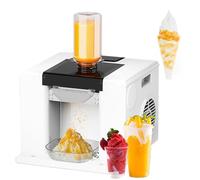 MQDLJSE Máquina eléctrica para Hacer Hielo - Rascador de Hielo portátil de 280 W para Helados, granizados y Bebidas heladas, para Uso Comercial o doméstico, con depósito de 750 ml, Produce