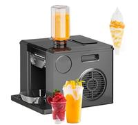 MQDLJSE Máquina eléctrica para Hacer Hielo - Rascador de Hielo portátil de 280 W para Helados, granizados y Bebidas heladas, para Uso Comercial o doméstico, con depósito de 750 ml, Produce