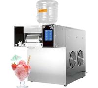 MQDLJSE Máquina eléctrica para raspar Hielo de 360W/750W/1200W, para Helados, para Hacer Hielo en Copos de Nieve de 60kg/120kg/180kg/24H, trituradora de Hielo para Conos de Nieve, máquina